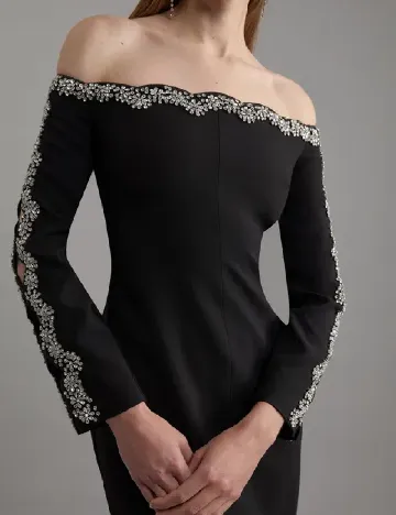 Rochie medie Karen Millen, negru Negru
