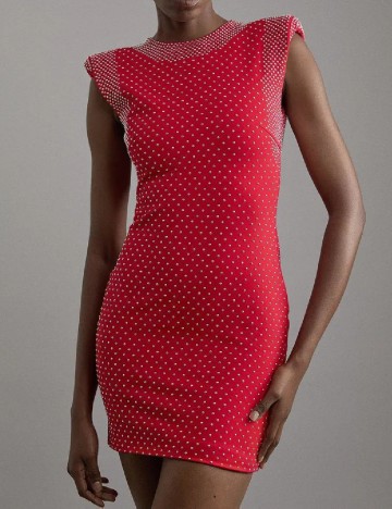 Rochie scurta Karen Millen, rosu