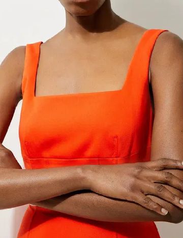 Rochie medie Karen Millen, portocaliu