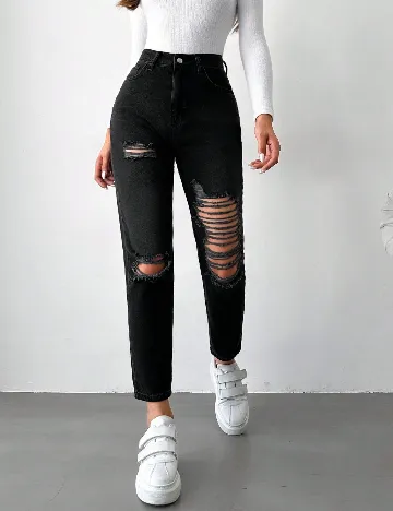 Blugi SHEIN, negru Negru