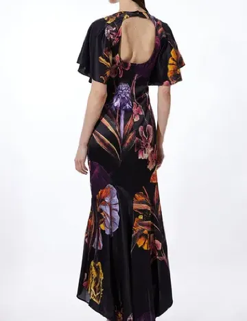 Rochie lunga Karen Millen, negru Negru