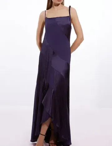 Rochie lunga Karen Millen, bleumarin Albastru