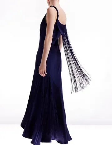 Rochie lunga Karen Millen, bleumarin Albastru