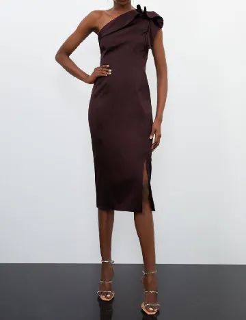 Rochie medie Karen Millen, pruna Mov