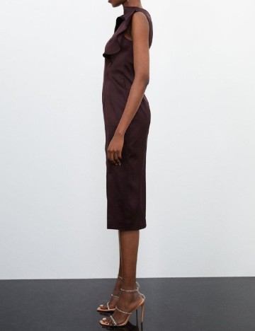 Rochie medie Karen Millen, pruna