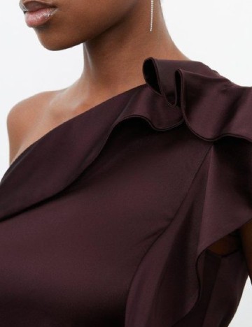 Rochie medie Karen Millen, pruna