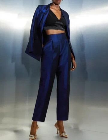 Pantaloni Karen Millen, bleumarin