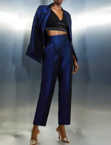 Pantaloni Karen Millen, bleumarin Albastru