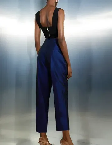 Pantaloni Karen Millen, bleumarin Albastru
