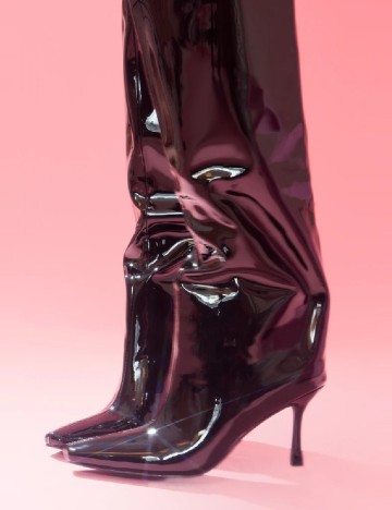 Cizme PrettyLittleThing, negru