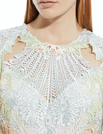 Rochie lunga Karen Millen, bleu Albastru