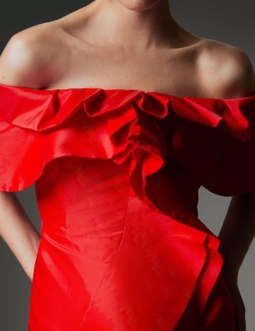 Rochie scurta Karen Millen, rosu