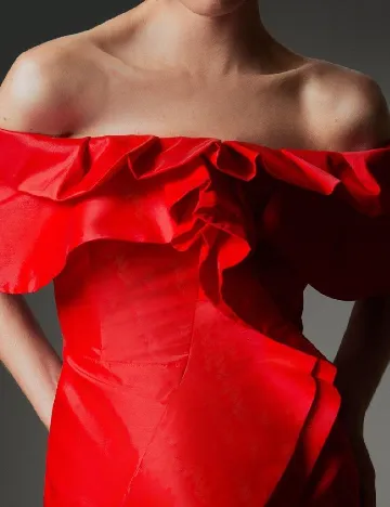 Rochie scurta Karen Millen, rosu Rosu