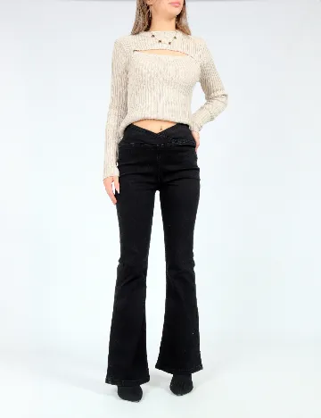 Blugi SHEIN, negru Negru