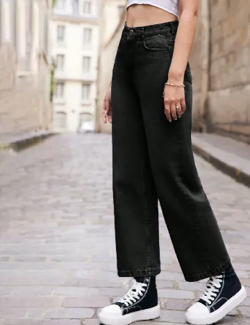 Blugi SHEIN, negru Negru