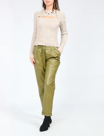 Pantaloni SHEIN, verde Verde