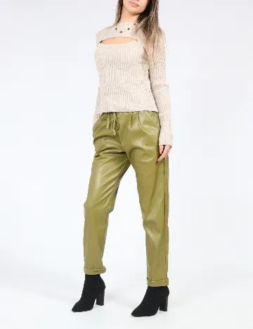 Pantaloni SHEIN, verde Verde