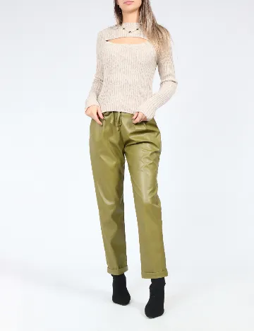 Pantaloni SHEIN, verde Verde