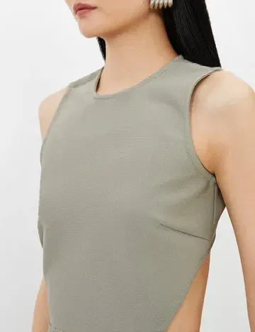 Rochie scurta Karen Millen, verde Verde