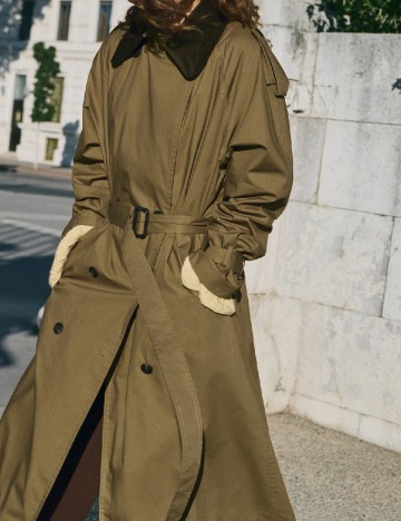Trench Mango, verde