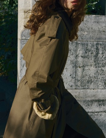 Trench Mango, verde