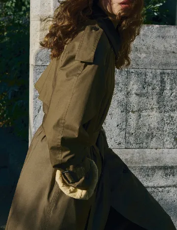 Trench Mango, verde Verde