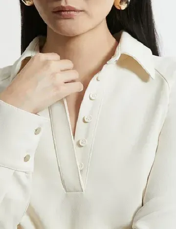 Rochie scurta Karen Millen, ecru Alb