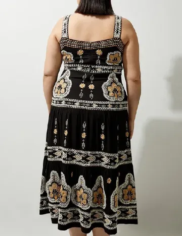Rochie medie Karen Millen Plus Size, negru Negru