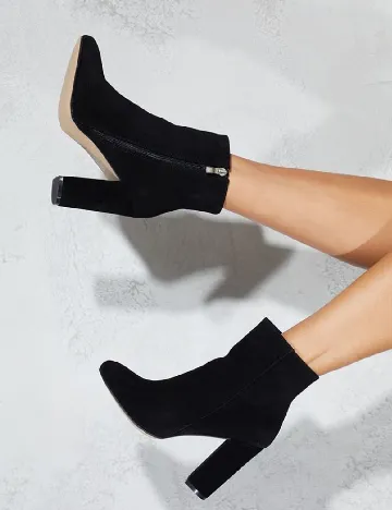 Botine PrettyLittleThing, negru Negru