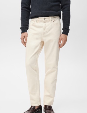 Blugi Mango, crem