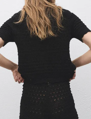 Cardigan Mango, negrun Negru