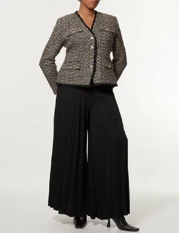 Salopeta Karen Millen Plus Size, negru Negru