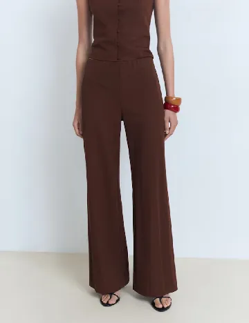 Pantaloni Mango, maro Maro