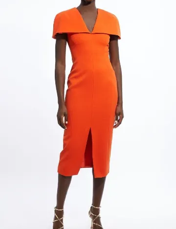 Rochie medie Karen Millen, portocaliu Portocaliu