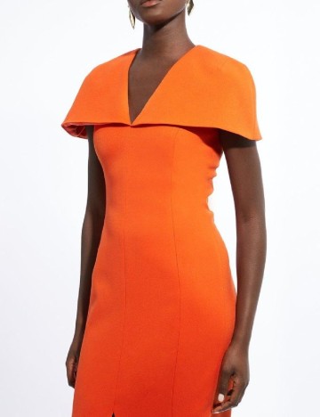 Rochie medie Karen Millen, portocaliu