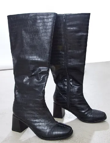 Cizme PrettyLittleThing, negru Negru