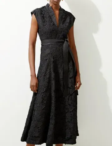 Rochie medie Karen Millen, negru Negru