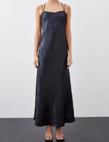 Rochie lunga Karen Millen, albastru Albastru