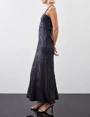 Rochie lunga Karen Millen, albastru Albastru