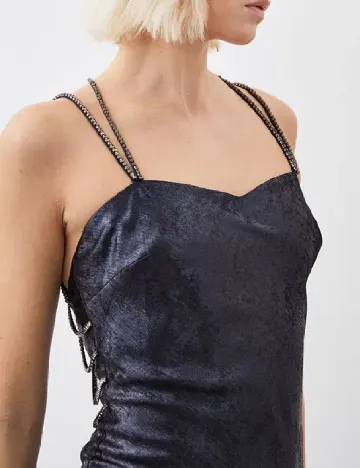 Rochie lunga Karen Millen, albastru Albastru