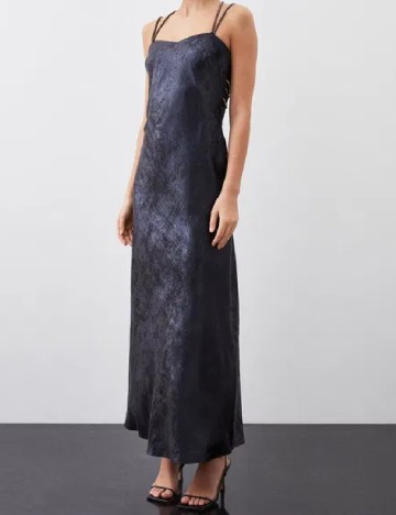 Rochie lunga Karen Millen, albastru