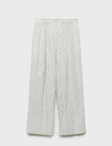 Pantaloni Mango, ecru Alb