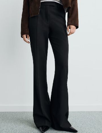 Pantaloni Mango, negru