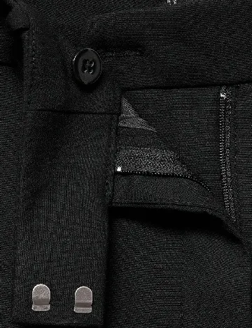 Pantaloni Mango, negru Negru