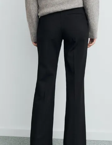 Pantaloni Mango, negru Negru