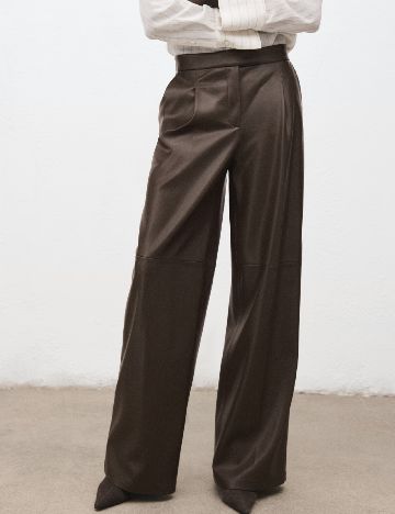 Pantaloni Mango, maro