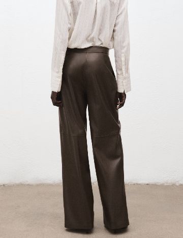 Pantaloni Mango, maro