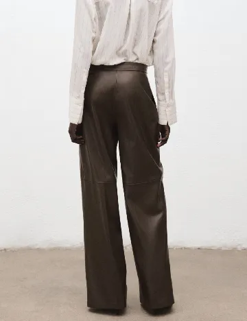 Pantaloni Mango, maro Maro