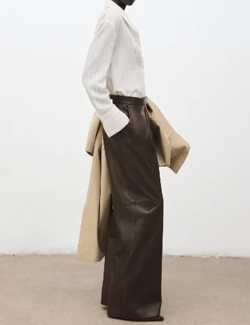 Pantaloni Mango, maro Maro