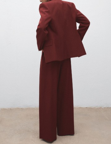 Pantaloni Mango, rosu